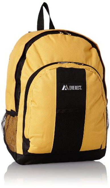 Everest Backpack with Front and Side Pockets Yellow