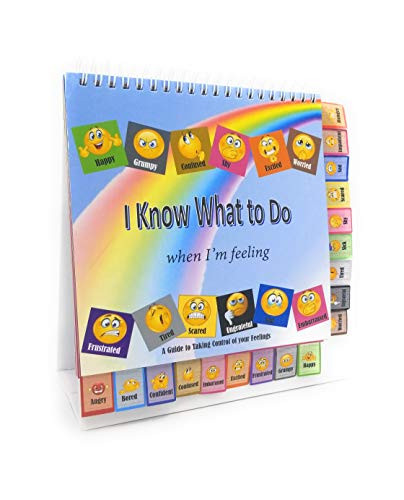 Thought-Spot I Know What to Do Cards for Taking Control of Your Feelings/Emotions; Helps Children Identify Their Feelings & Emotions; Hardcover and Laminated Pages