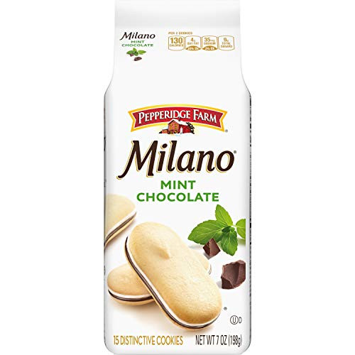 Pepperidge Farm Milano Mint Chocolate Cookies 7 oz  Bag