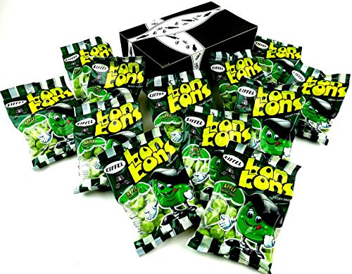 Eiffel Apple Bon Bons 4 oz Bags in a BlackTie Box Pack of 12 Eiffel Apple Bon Bons 4 oz Bags in a BlackTie Box Pack of 12