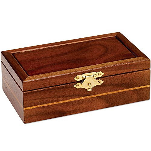 Bits and Pieces - Snap Latch Gift Box Brainteaser Puzzle - Wooden Brain Game for Adults