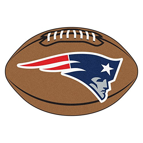 FANMATS NFL New England Patriots Nylon Face Football Rug FANMATS NFL New England Patriots Nylon Face Football Rug