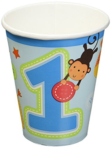 amscan One Wild Boy 9 oz  Cups Birthday 96 Ct