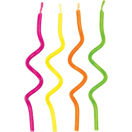 Creative Converting Birthday Cake Candle 3 25  Multicolored