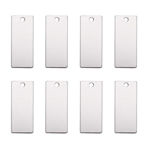 Pandahall 50pcs 304 Stainless Steel Blank Tag Pendants 1 49x0 62 Inch Rectangle Metal Stamping Tag Charms for Jewelry Making Pandahall 50pcs 304 Stainless Steel Blank Tag Pendants 1 49x0 62 Inch Rectangle Metal Stamping Tag Charms for Jewelry Making