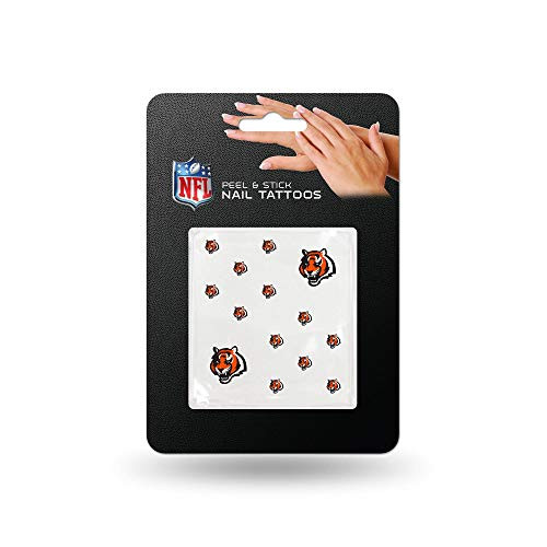 Rico Industries NFL Cincinnati Bengals Nail Tattoos Set of 12 Plus 2 Face Tattoos Rico Industries NFL Cincinnati Bengals Nail Tattoos Set of 12 Plus 2 Face Tattoos