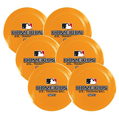 Franklin Sports MLB Weighted Training Baseballs/Softballs  Pack of 6  12 5 Oz  Heavy Balls for Hitting Batting and Pitching Control Practice
