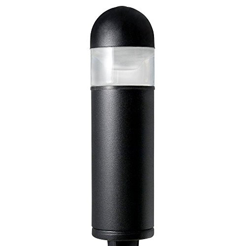 Hampton Bay Low Voltage 20Watt Black Outdoor Halogen Landscape Path Bollard Light