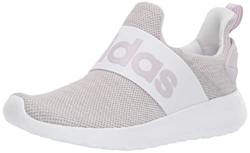 adidas Women s Lite Racer Adapt Running Shoe White/Mauve/Grey 8 5 M US