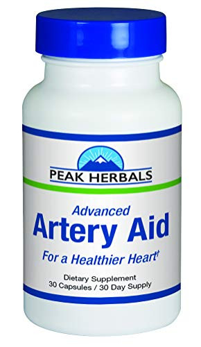 Advanced Artery Aid Supplement for Heart Health Support addresses Poor Circulation and Targets clogged Arteries Throughout The Body  Helps Remove toxins and Supports Clean and Supple Arteries