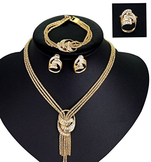 African Costume Necklace Set Party Fashion Women Dubai Gold Plated Jewelry Sets African Costume Necklace Set Party Fashion Women Dubai Gold Plated Jewelry Sets