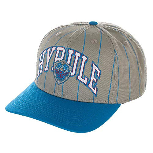 Zelda Hyrule Video Game Blue Pinstripe Adjustable Hat