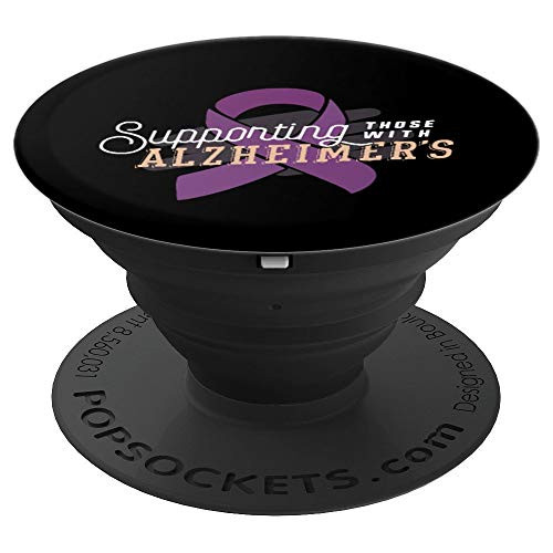 Alzheimers Awareness Gift Disease Support Dementia Family PopSockets Grip and Stand for Phones and Tablets Alzheimers Awareness Gift Disease Support Dementia Family PopSockets Grip and Stand for Phones and Tablets