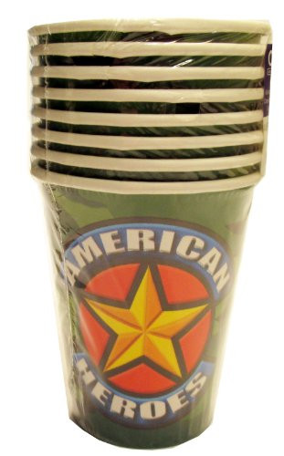 American Heroes 9oz Paper Cups 8ct