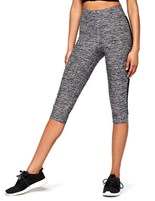 AURIQUE Women s Sports Leggings Grey Grey Marl XS US 02