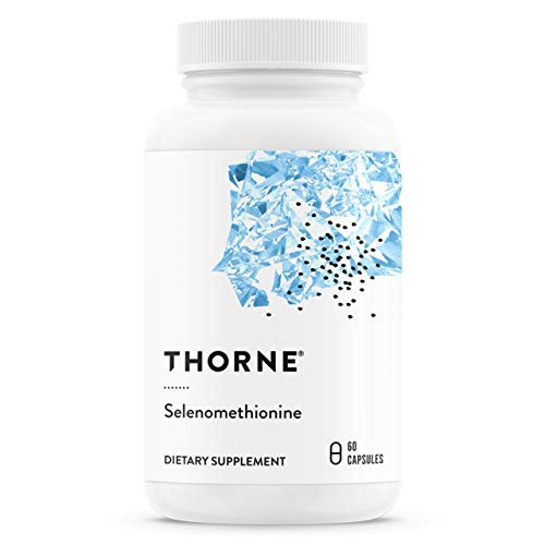 Thorne Research  Selenomethionine  200 mcg Selenium Supplement for Antioxidant Support  60 Capsules