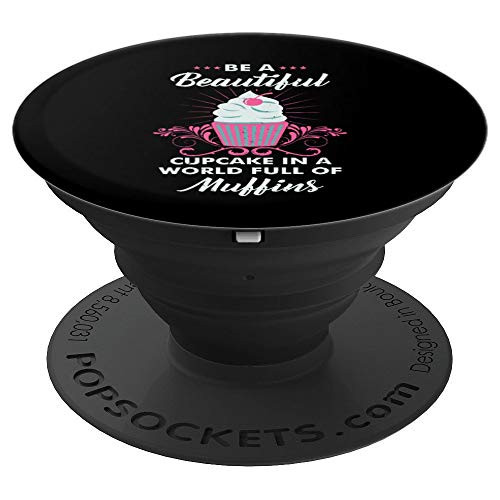 Funny Baking Quote  Cupcake Lover  Baker PopSockets Grip and Stand for Phones and Tablets