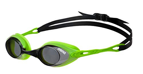 Arena Cobra Swim Goggles Smoke/Lime NonMirror
