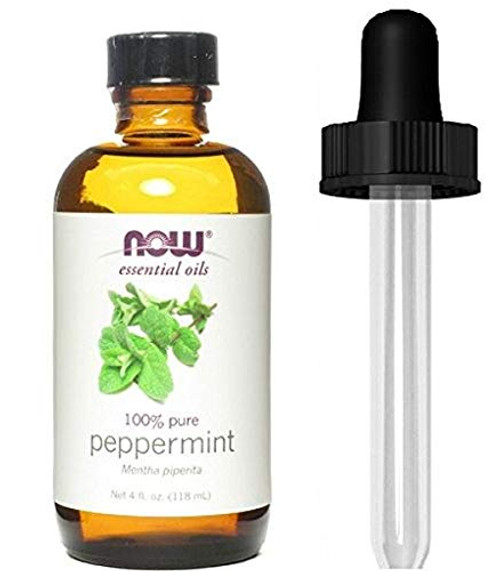 NOW Foods Essential Oils Peppermint  4 fl oz 4 oz  1 Glass Dropper NOW Foods Essential Oils Peppermint  4 fl oz 4 oz  1 Glass Dropper