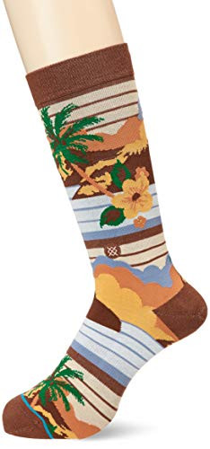 Stance Kekaha Crew Socks Brown Large