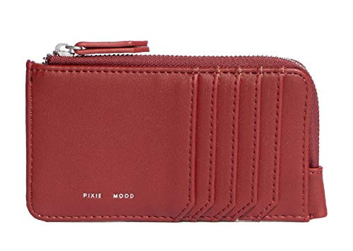 Pixie Mood Vegan Leather Quinn Card Wallet  Grey  L 3? x D  25? x H 5 25?