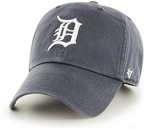 47 Authentic Detroit Tigers Charcoal MLB Clean UP Adjustable