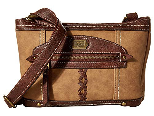 b o c  Waldwood Piano Crossbody Saddle/Chocolate One Size