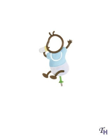 FIGI Baby Boy  Family Matters Yard Stakes Figure