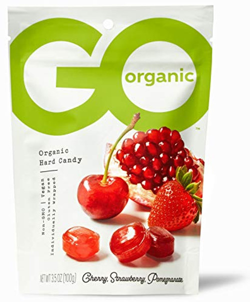 GoOrganic Organic Hard Candies Assorted Flavors 3 5 Ounce Bag Pack of 6 GoOrganic Organic Hard Candies Assorted Flavors 3 5 Ounce Bag Pack of 6