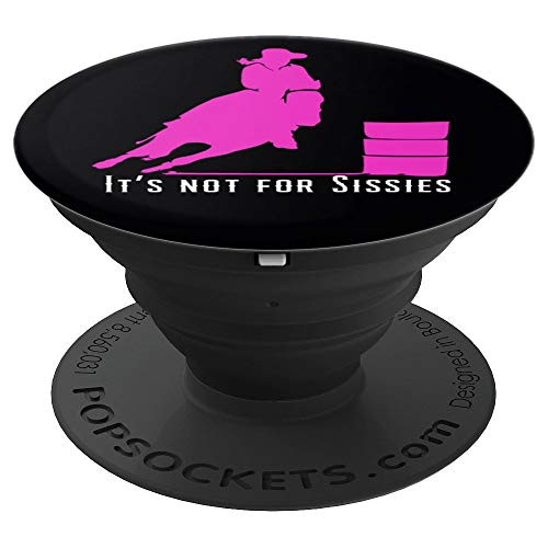 Barrel Racing Horse Stuff for Barrel Racers Design Hot Pink PopSockets Grip and Stand for Phones and Tablets
