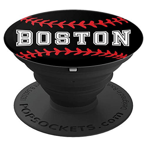 Baseball Ball Graphics on Black Sports Boston PopSockets Grip and Stand for Phones and Tablets Baseball Ball Graphics on Black Sports Boston PopSockets Grip and Stand for Phones and Tablets