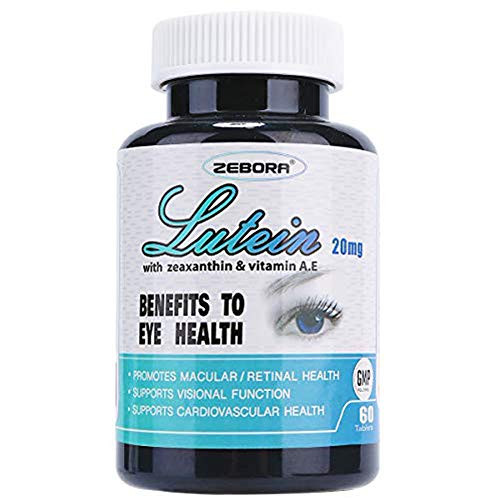 Areds 2 Eye Vitamins 20mg Lutein  4mg Zeaxanthin and VIT AE for Vision Promotes Retinal and Macular Health Supports Eyestrain Dry Eye Gluten Free NonGMO More Efficent Than Softgel