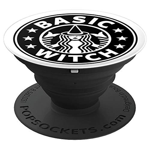 Basic Witch Fall Pumpkin Spice Coffee Lover PopSockets Grip and Stand for Phones and Tablets Basic Witch Fall Pumpkin Spice Coffee Lover PopSockets Grip and Stand for Phones and Tablets