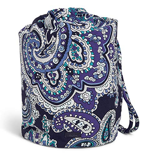 Vera Bradley Signature Cotton Toiletry Bag Deep Night Paisley