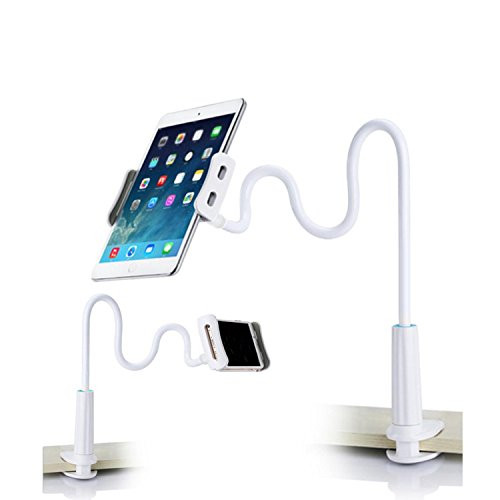 Cell Phone Holder,iPad Stand Universal Flexible Long Arms Mobile Phone Holder Desktop Bed Lazy Bracket Mobile Stand Support All Mobiles, for Bedroom, Kitchen, Office, Bathroom Etc.