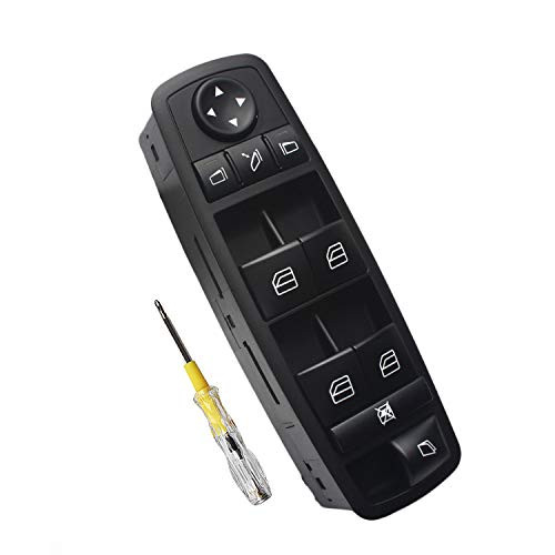 Beneges Master Power Window  Mirror Switch Compatible with 20052012 MercedesBenz GL320 GL350 GL450 R280 R300 R320 R350 R500 R550 R63 Front Left Driver Side Control Switch 25183005909051