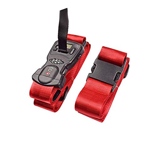 Smaior Luggage Straps with TSA Lock and Scale  Suitcase Belts  Cross Luggage Belts ?Red? Smaior Luggage Straps with TSA Lock and Scale  Suitcase Belts  Cross Luggage Belts ?Red?