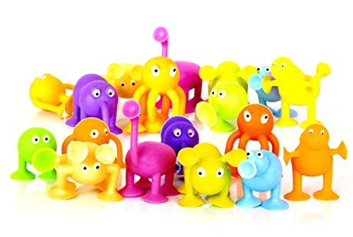 NeatoTek Cute Animal 30 Pack Suction Cup Building Toy Construction Set Compatible with Squigz Suction Building Toy Kit NeatoTek Cute Animal 30 Pack Suction Cup Building Toy Construction Set Compatible with Squigz Suction Building Toy Kit