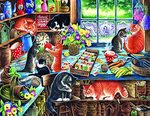 In a Garden Shed 1000 PieceLarge Jigsaw Puzzle by SunsOut