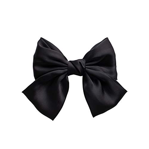 Big Hair Bows for Women Girls Hair Clips for Styling Bowknot French Barettes and Hair Clips for Women Girls Hair Bow Clips Accessories for Women Black