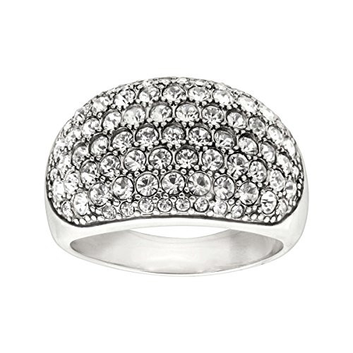 Silpada Sterling Silver  Embellished Pave Ring  Size 8 Size 8