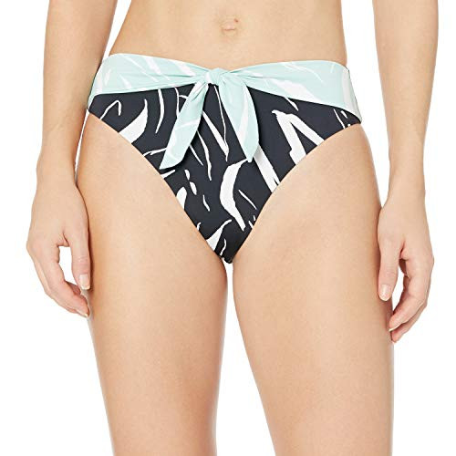 Bikini Lab Junior s High Waist Hipster Pant Bikini Swimsuit Bottom Multi//Island Breeze XLarge