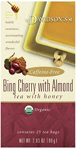 Davidson s Tea Bing Cherry with Almond 25Count Tea Bags 2 83 Oz Pack of 6