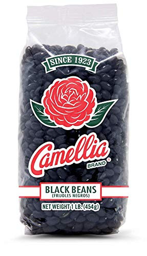 Camellia Brand Black Beans Dry Bean 1 Pound Bag 3 Pack