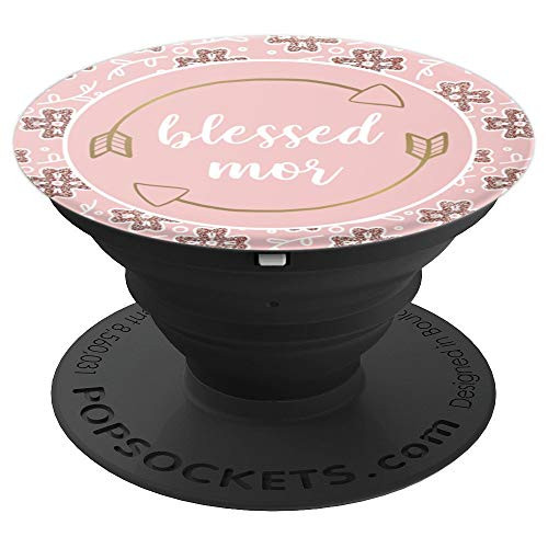 Blessed Mor Arrows Cute Thanksgiving Family Gift Pink PopSockets Grip and Stand for Phones and Tablets
