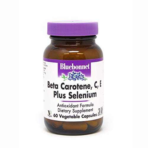 BlueBonnet Beta Carotene C and E Plus Selenium Vegetarian Capsules 60 Count