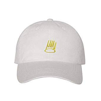 Born a Sinner Baseball Cap  Dad Hat  Sinner Crown Hats White