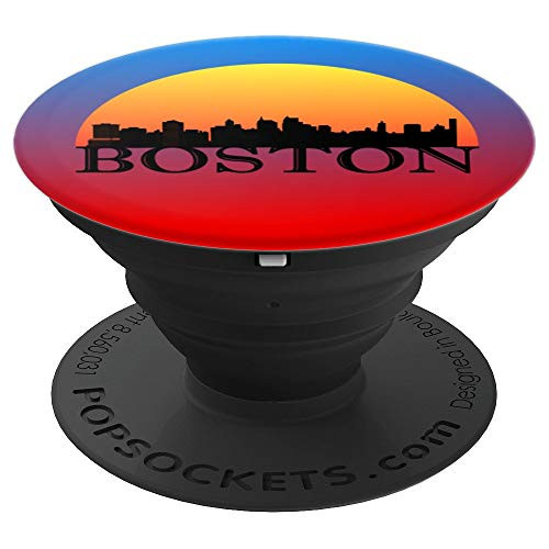 Boston MA City Skyline Sunset Cityscape PopSockets Grip and Stand for Phones and Tablets Boston MA City Skyline Sunset Cityscape PopSockets Grip and Stand for Phones and Tablets