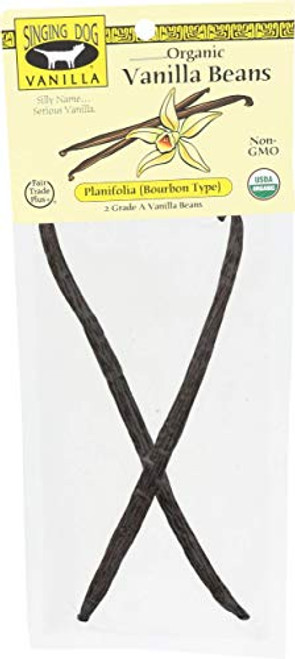 Singing Dog Vanilla Organic Vanilla Beans Planifolia Bourbon Type 2 Grade A Vanilla Beans Singing Dog Vanilla Organic Vanilla Beans Planifolia Bourbon Type 2 Grade A Vanilla Beans