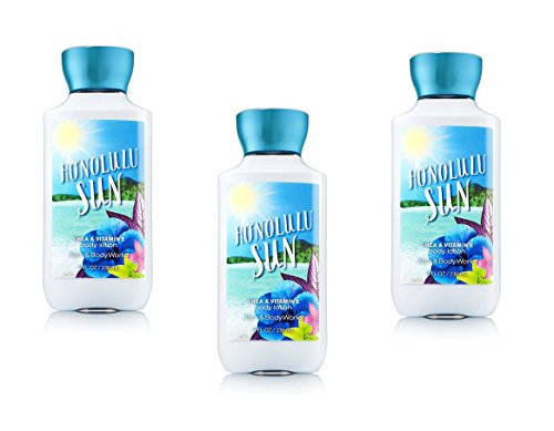 Bath  Body Works Shea  Vitamin E Lotion Honolulu Sun Pack of 3